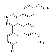 4-(4-Chlorphenyl)-2,5-dihydro-5,6-bis(4-methoxyphenyl)-1,2,3-triazin_99939-33-0