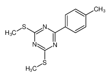 2-(4-Methylphenyl)-4,6-bis(methylthio)-1,3,5-triazin_99939-89-6