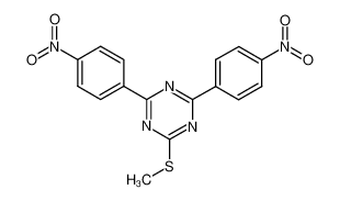 2-Methylthio-4,6-bis(4-nitrophenyl)-1,3,5-triazin_99939-94-3