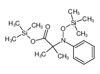 trimethylsilyl 2-methyl-2-(phenyl((trimethylsilyl)oxy)amino)propanoate_99940-45-1
