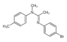 N'-(4-bromophenyl)-N-methyl-N-(4-methylphenyl)ethanimidamide_99942-78-6