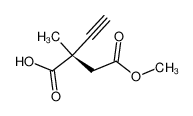 (S)-2-ethynyl-2-methylsuccinic acid 4-methyl ester_99947-56-5