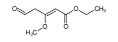 (Z)-3-Methoxy-5-oxo-pent-2-enoic acid ethyl ester_99948-51-3