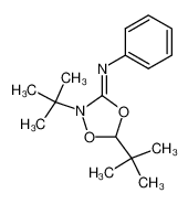 [2,5-Di-tert-butyl-[1,4,2]dioxazolidin-(3Z)-ylidene]-phenyl-amine_99948-61-5