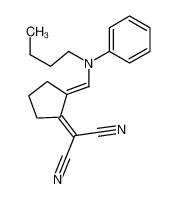 2-{2-[1-(Butyl-phenyl-amino)-meth-(E)-ylidene]-cyclopentylidene}-malononitrile_99958-18-6