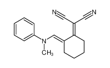 2-{2-[1-(Methyl-phenyl-amino)-meth-(E)-ylidene]-cyclohexylidene}-malononitrile_99958-26-6