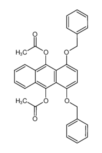 9,10-Diacetoxy-1,4-dibenzyloxyanthracen_99967-94-9