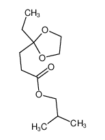 3-(2-Ethyl-1,3-dioxolan-2-yl)propansaeure-isobutylester_99968-23-7