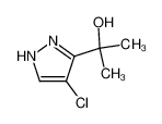 4-Chlor-3-(α-hydroxy-isopropyl)-pyrazol_99968-92-0