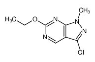 3-chloro-6-ethoxy-1-methyl-1H-pyrazolo[3,4-d]pyrimidine_99969-42-3