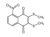 2,3-bis-methylsulfanyl-5-nitro-[1,4]naphthoquinone_99970-29-3
