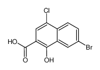 7-bromo-4-chloro-1-hydroxy-[2]naphthoic acid_99971-69-4