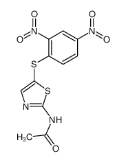 N-[5-(2,4-dinitro-phenylsulfanyl)-thiazol-2-yl]-acetamide_99974-43-3