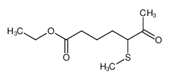 5-methylsulfanyl-6-oxo-heptanoic acid ethyl ester_99978-63-9