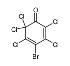 4-bromo-2,3,5,6,6-pentachloro-cyclohexa-2,4-dienone_99980-09-3