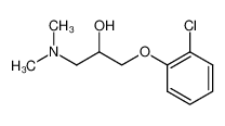 1-(2-chloro-phenoxy)-3-dimethylamino-propan-2-ol_99980-92-4