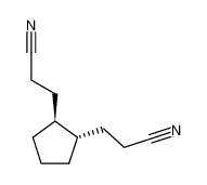 (+-)-3,3'-(trans-cyclopentane-1,2-diyl)-di-propionitrile_99981-40-5