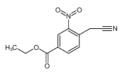 Benzoic acid, 4-(cyanomethyl)-3-nitro-, ethyl ester_99985-38-3