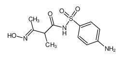 N-(p-Amino-benzolsulfonyl)-2-acetyl-propionamid-oxim_99988-03-1