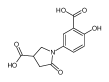 1-(3-carboxy-4-hydroxy-phenyl)-5-oxo-pyrrolidine-3-carboxylic acid_99988-88-2