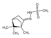 methanesulfonic acid-((1R?)-bornan-2-ylidenehydrazide)_99991-74-9