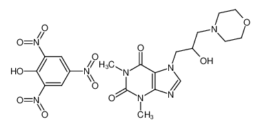 7-(2-Hydroxy-3-morpholino-propyl)-theophyllin-pikrat_99998-42-2