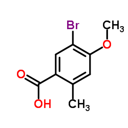 Ácido 5-bromo-4-metoxi-2-metilbenzoico fabricante, fornecedor