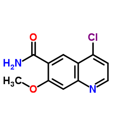 4-Cloro-7-Metoxiquinolina-6-Carboxamida