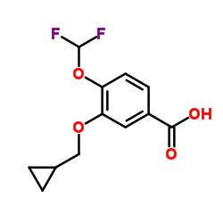 3-Cyclopropylmethoxy-4-difluoromethoxybenzoic Acid