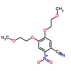 4,5-Bis(2-methoxyethoxy)-2-nitrobenzonitrile Hersteller, Lieferant