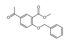 5-acetil-2-fenilmetoxibenzoato de metila