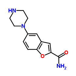 5-Piperazin-1-yl-1-benzofuran-2-carboxamide