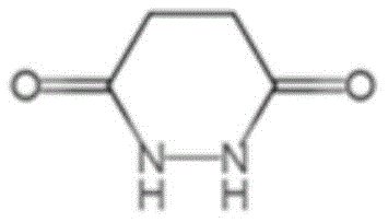 Chemical structure of 1,2-dihydro-3,6-pyridazinedione showing the pyridazine dione core