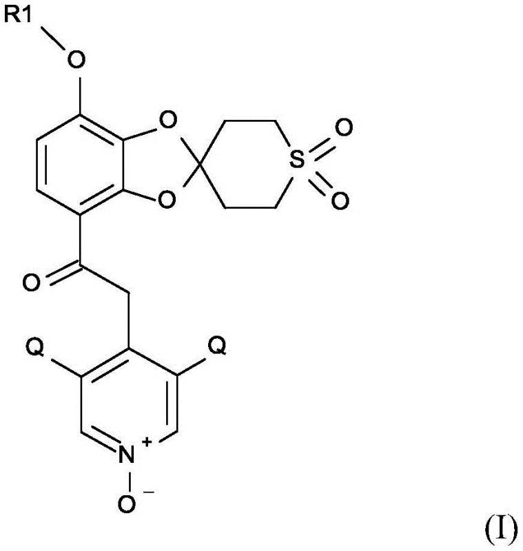 Chemical structure of the target 1,3-benzodioxole heterocyclic compound of formula (I)