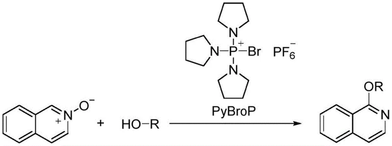Traditional synthesis using expensive PyBroP promoter