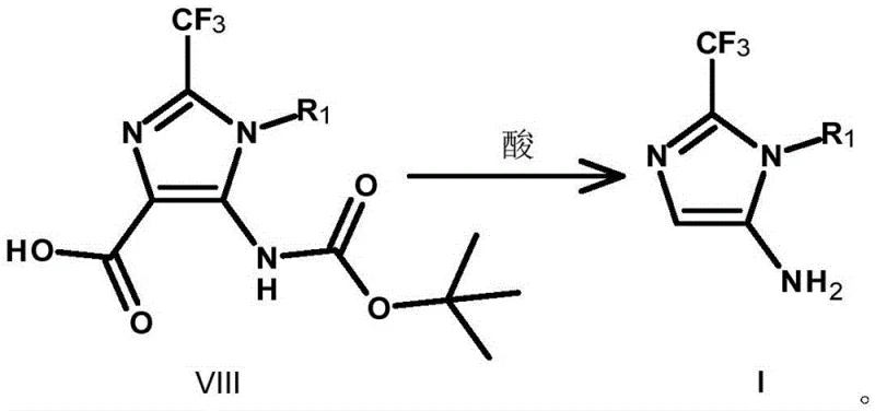 Final deprotection and decarboxylation step to yield Compound I