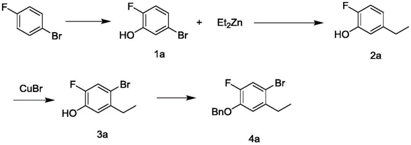 Prior art synthesis route using expensive palladium catalyst and organozinc reagents