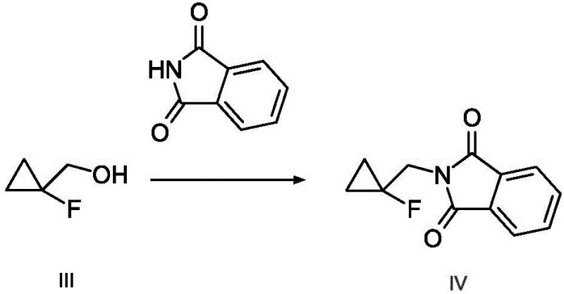 Mitsunobu reaction mechanism converting the alcohol to the phthalimide intermediate