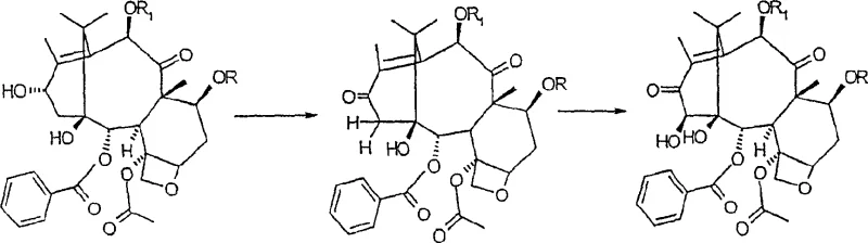 Oxidation at C-13 and hydroxylation at C-14 using Manganese Dioxide