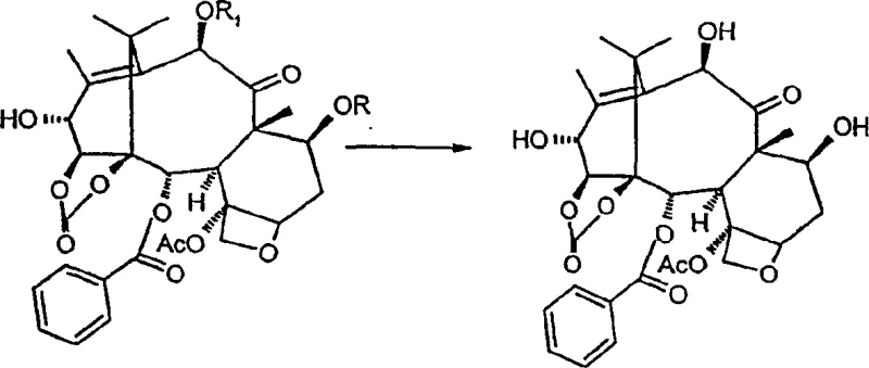 Carbonate formation, reduction, and deprotection to yield final intermediate