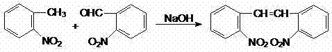 One-step synthesis route of 2,2'-dinitrostilbene using phase transfer catalyst and inorganic base