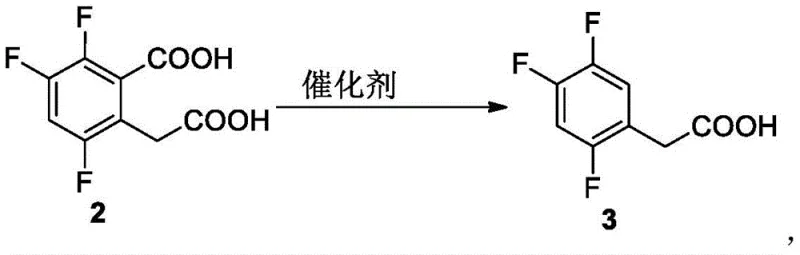 Decarboxylation reaction mechanism using metal oxide catalyst