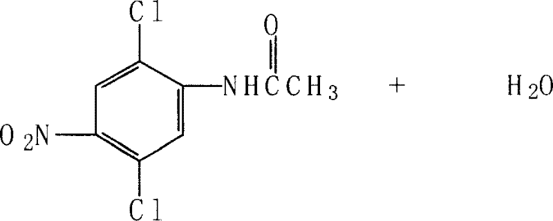Acylation reaction of 2,5-dichloroaniline with acetic anhydride in halogenated hydrocarbon solvent
