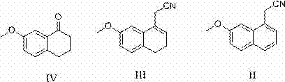Reduction of the naphthyl acetonitrile to the amine using NaBH4 and CaCl2 followed by salt formation