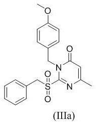 Oxidation of thioether intermediate to sulfone derivative using m-CPBA