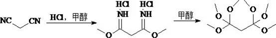 Detailed mechanism showing staged temperature control and intermediate structures