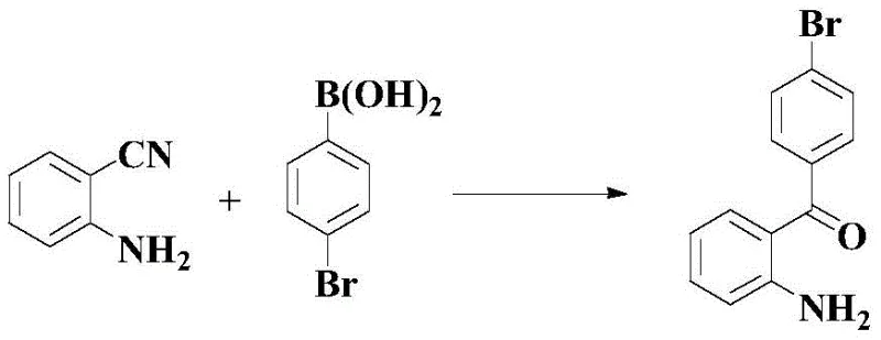 Specific example reaction scheme showing reagents and conditions