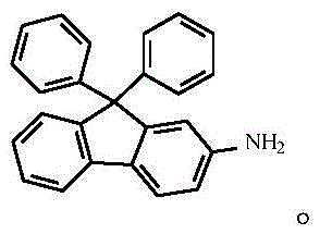 Chemical structure of final product 2-amino-9,9-diphenylfluorene