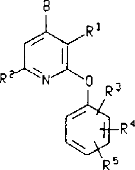 Structure of final CRF antagonist derivatives derived from the intermediate
