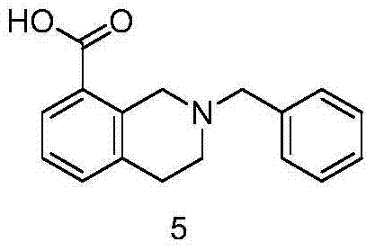 Hydrolysis of nitrile to carboxylic acid